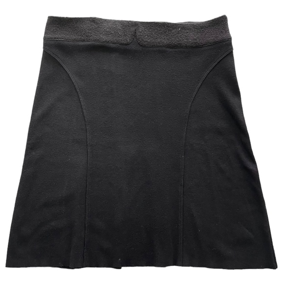CAbi Sweater Knit A-Line Skirt Dessert Style 170 Licorice Black Size Medium - Picture 10 of 16